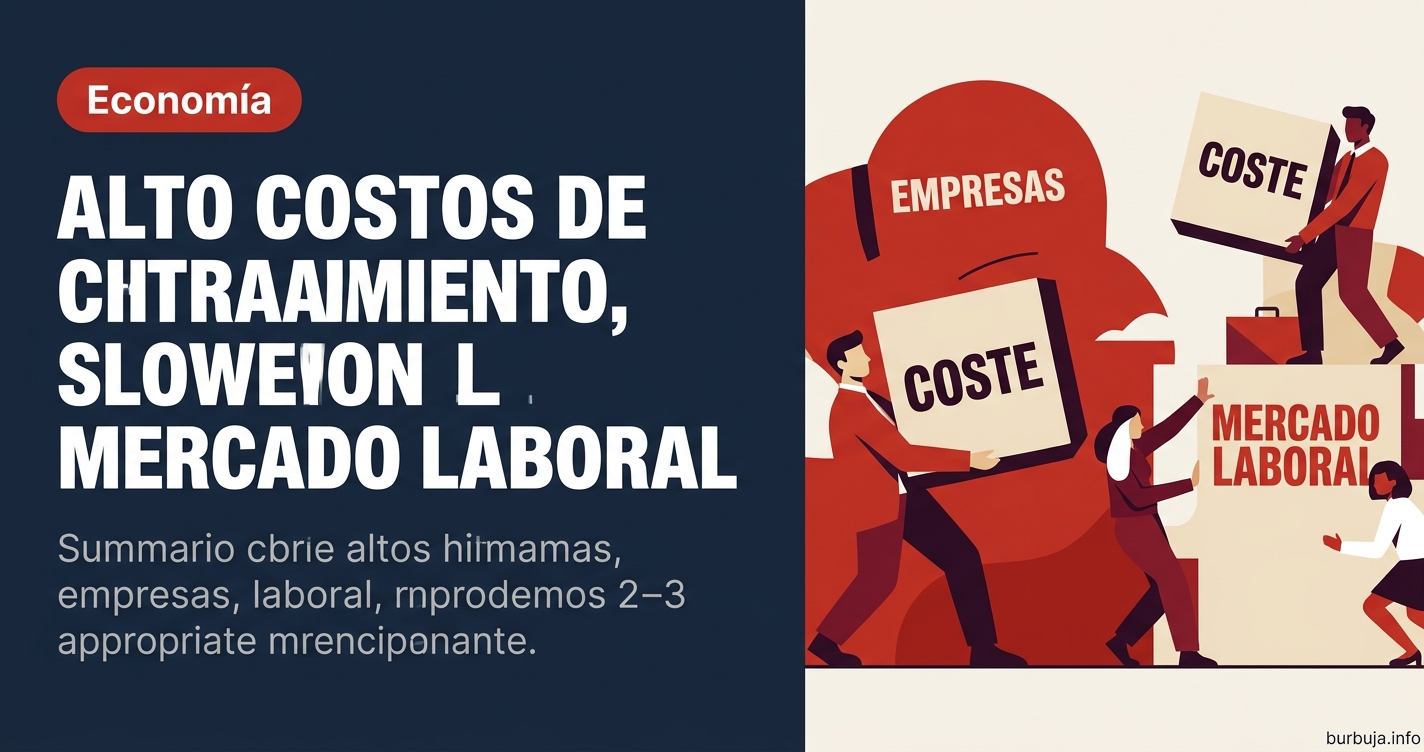 El coste laboral alcanza máximos y las empresas frenan contrataciones. Analizamos en el foro por qué contratar en España se h
