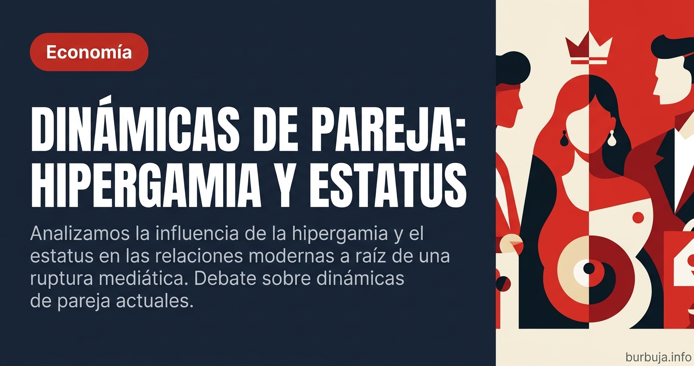 Analizamos la influencia de la hipergamia y el estatus en las relaciones modernas a raíz de una ruptura mediática. Debate sob