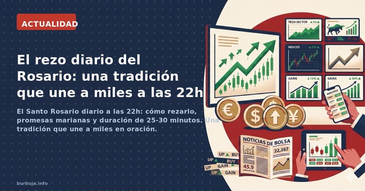 El Santo Rosario diario a las 22h: cómo rezarlo, promesas marianas y duración de 25-30 minutos. Una tradición que une a miles