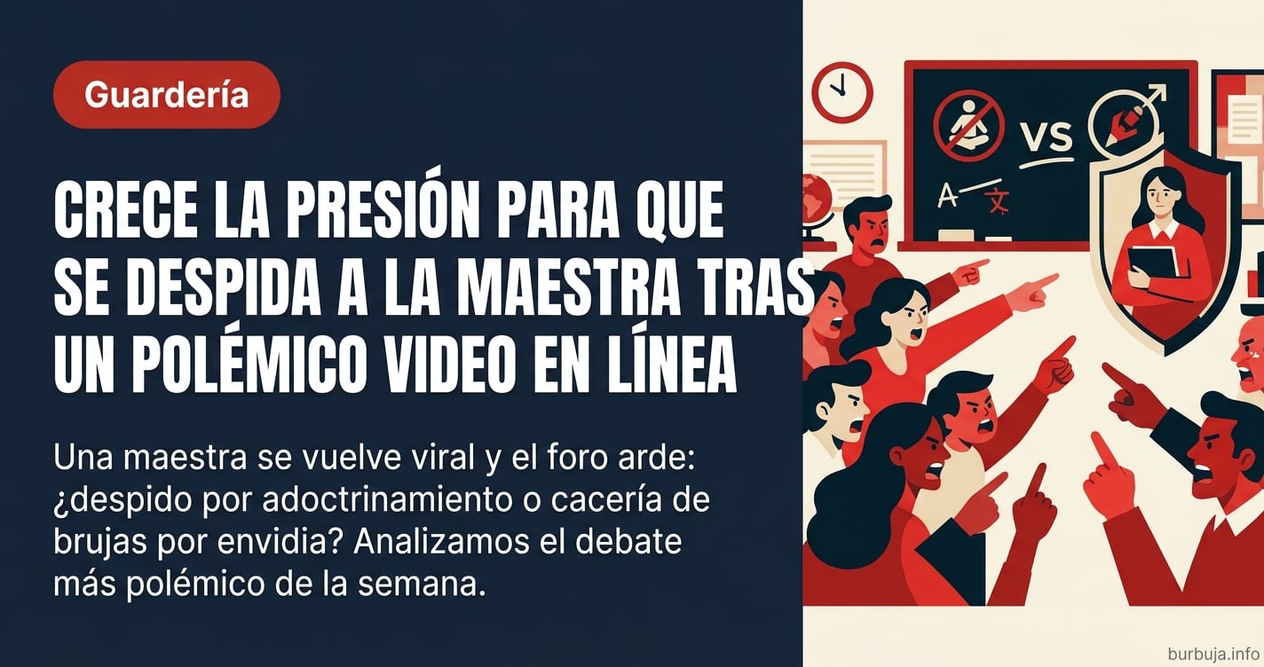 Una maestra de guardería enfrenta presión para ser despedida tras un video en el que canta una canción sobre monedas. ¿Es por