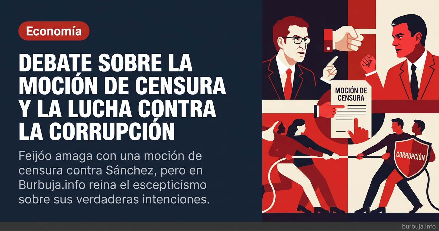 Feijóo fuerza la moción contra Sánchez