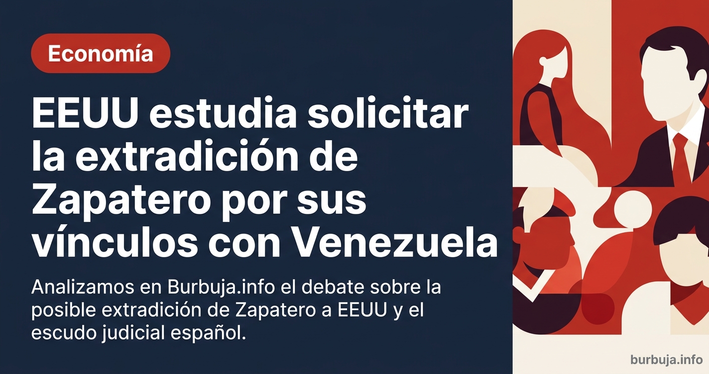 Analizamos en Burbuja.info el debate sobre la posible extradición de Zapatero a EEUU por sus vínculos con Venezuela y el escu