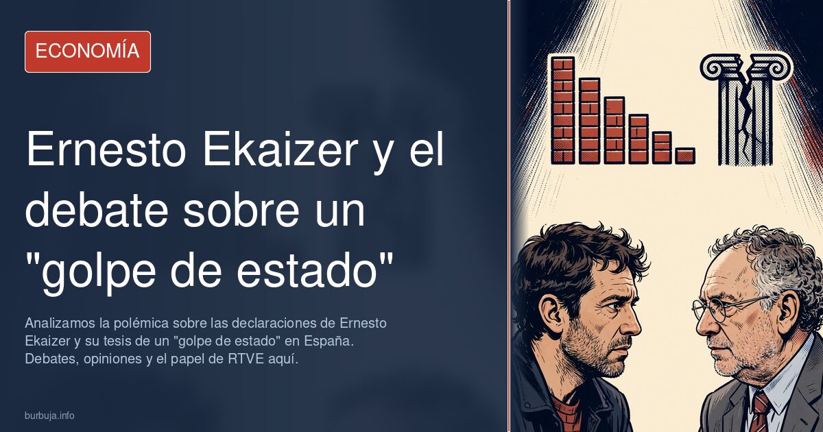 Analizamos la polémica sobre las declaraciones de Ernesto Ekaizer y su tesis de un "golpe de estado" en España. Debates, opin