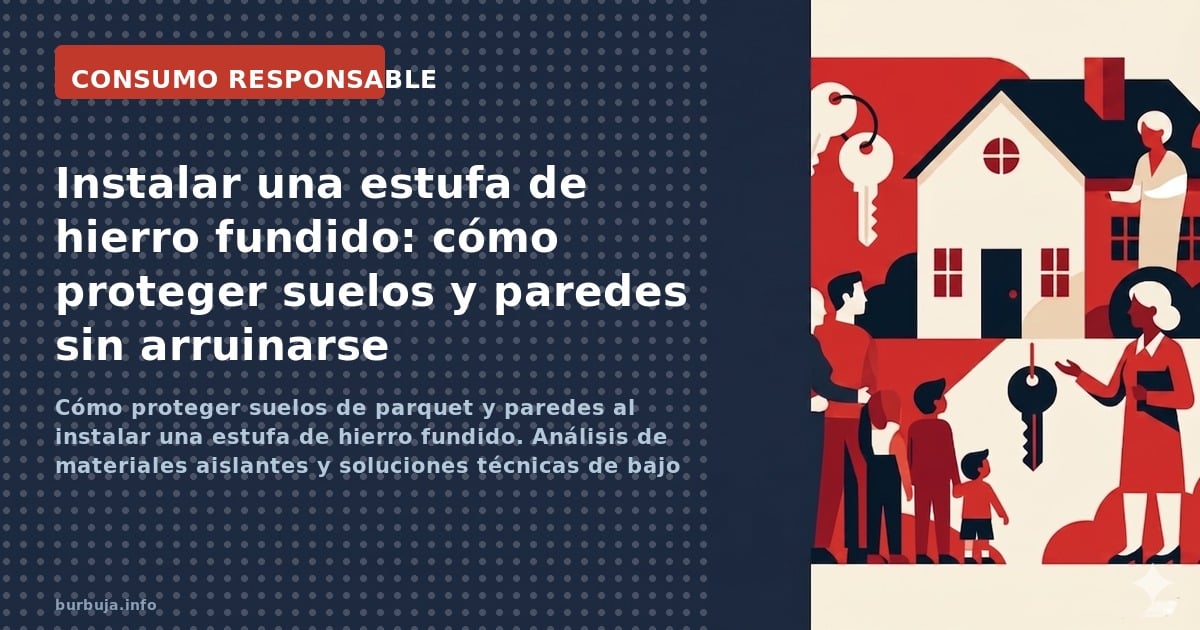 Cómo proteger suelos de parquet y paredes al instalar una estufa de hierro fundido. Análisis de materiales aislantes y soluci