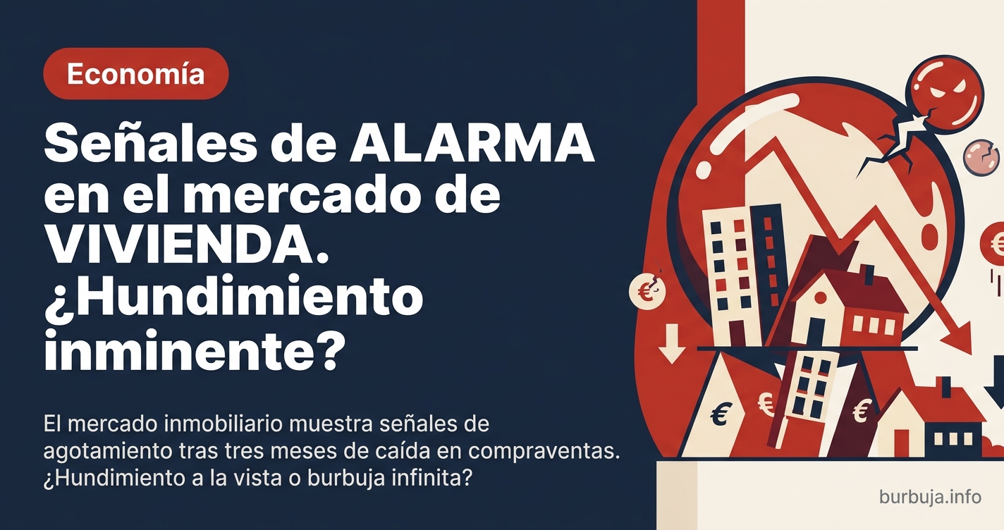 El mercado inmobiliario español muestra señales de agotamiento: la brecha entre salarios y precios impide la compra mientras 