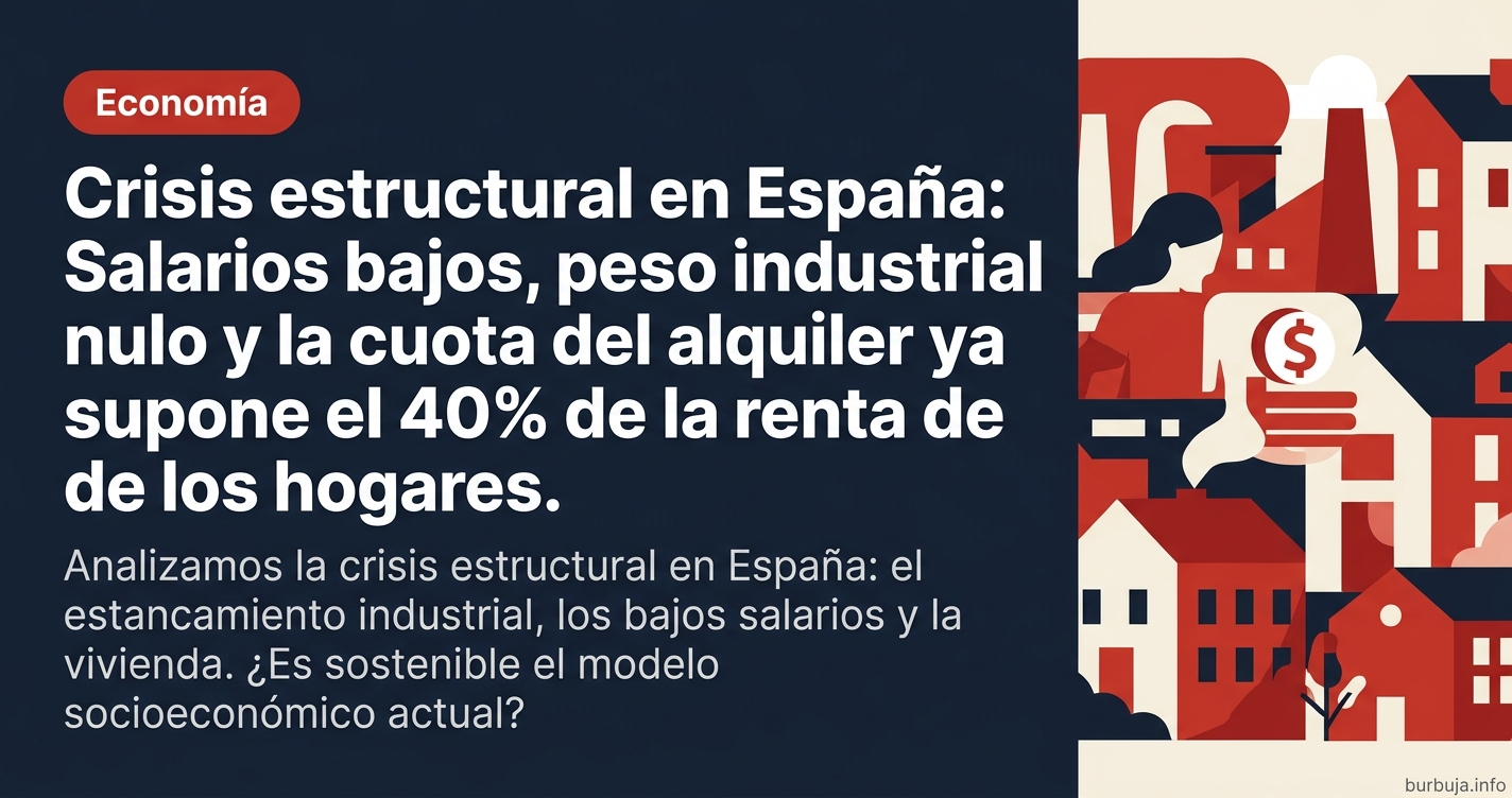 Salarios bajos, industria nula y alquileres al 40% de la renta: analizamos la tríada del horror que está hundiendo la economí