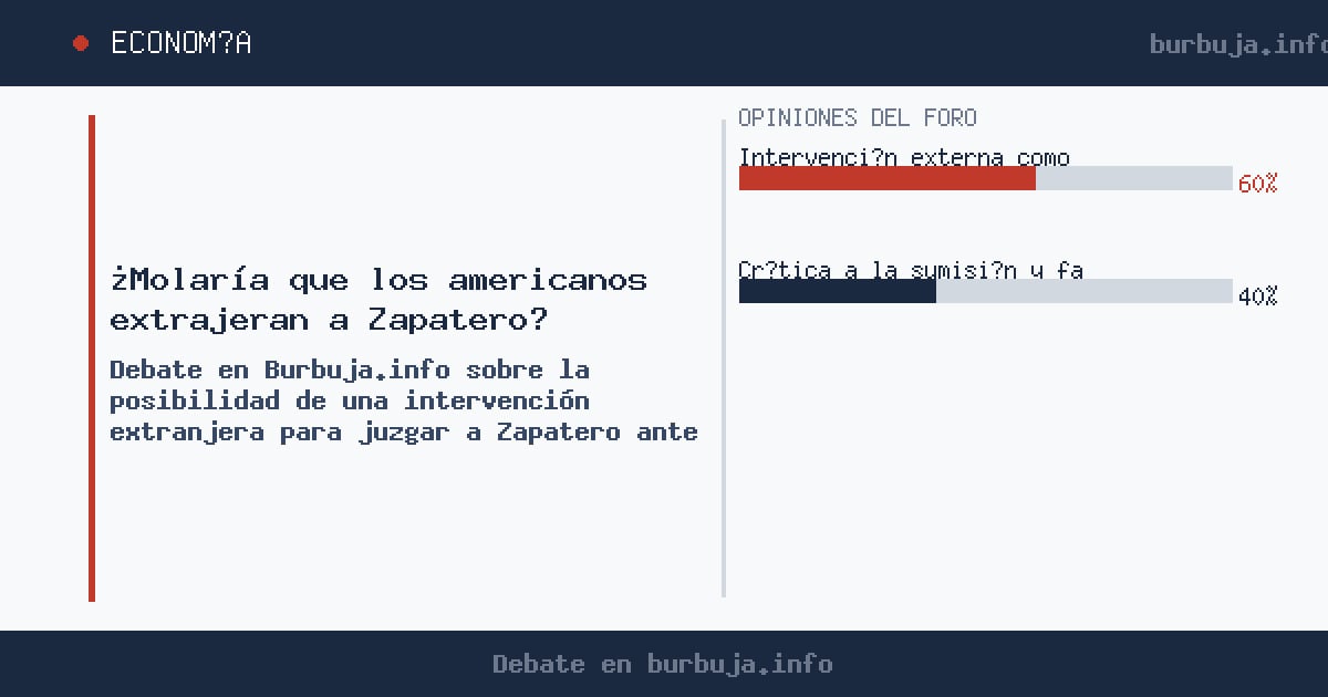 Debate en Burbuja: ¿Es la extracción de políticos por fuerzas extranjeras la única salida ante la supuesta falta de justicia 