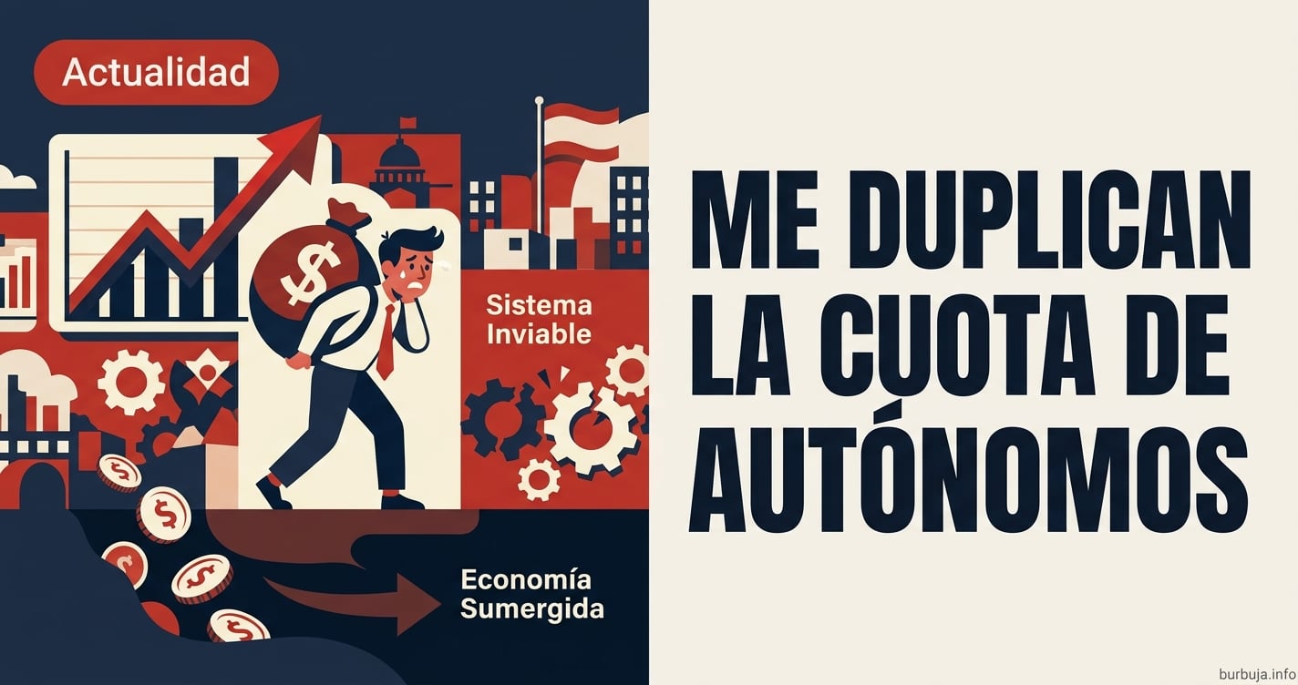 La cuota de autónomos dispara el debate en Burbuja.info: ¿es posible sobrevivir legalmente o el trabajo en B es la única sali