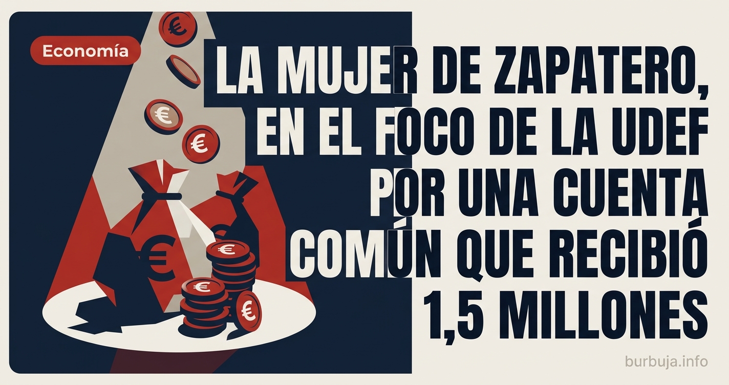 La UDEF investiga una cuenta común de la mujer de Zapatero con 1,5 millones. El foro analiza si es el inicio de una caída o u