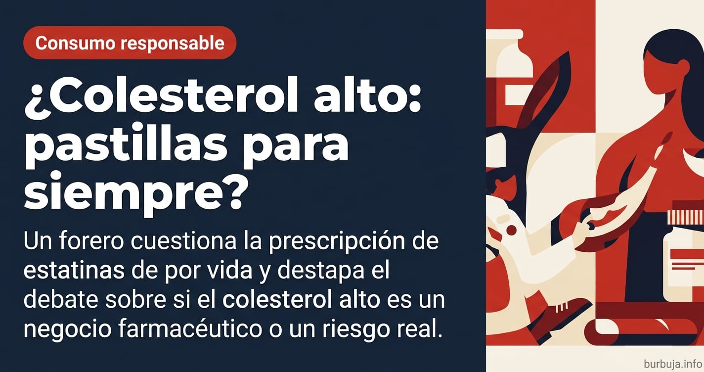 El debate sobre la prescripción crónica de estatinas: ¿necesidad médica o un modelo de negocio farmacéutico que ignora la ges