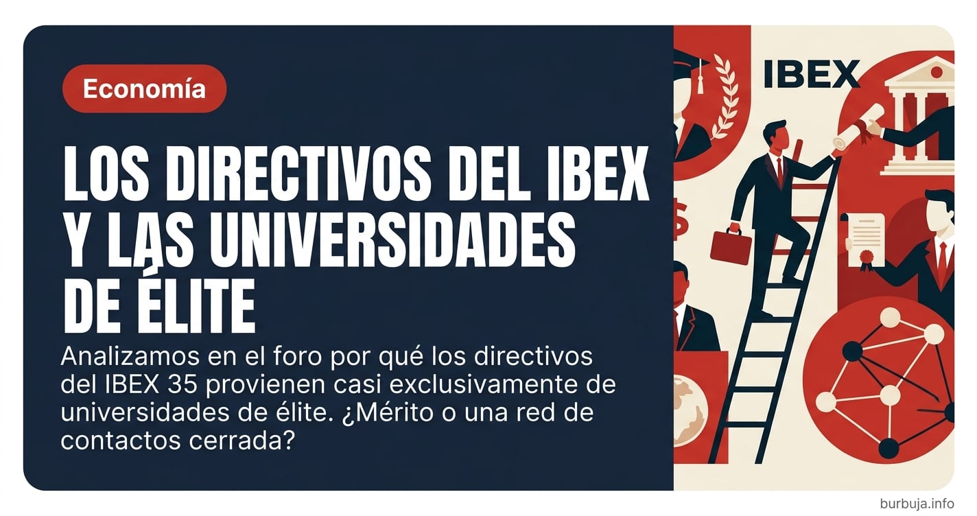 Solo 8 CEOs del IBEX estudiaron en universidades públicas. Una sola privada, ICADE, iguala esa cifra. ¿Causa o consecuencia?