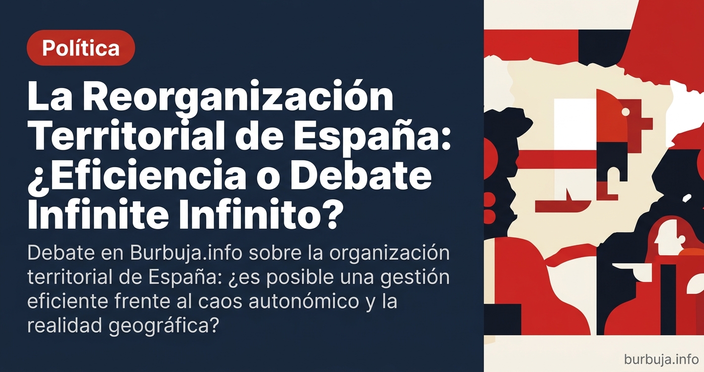 Debate en Burbuja.info sobre la organización territorial de España: ¿es posible una gestión eficiente frente al caos autonómi