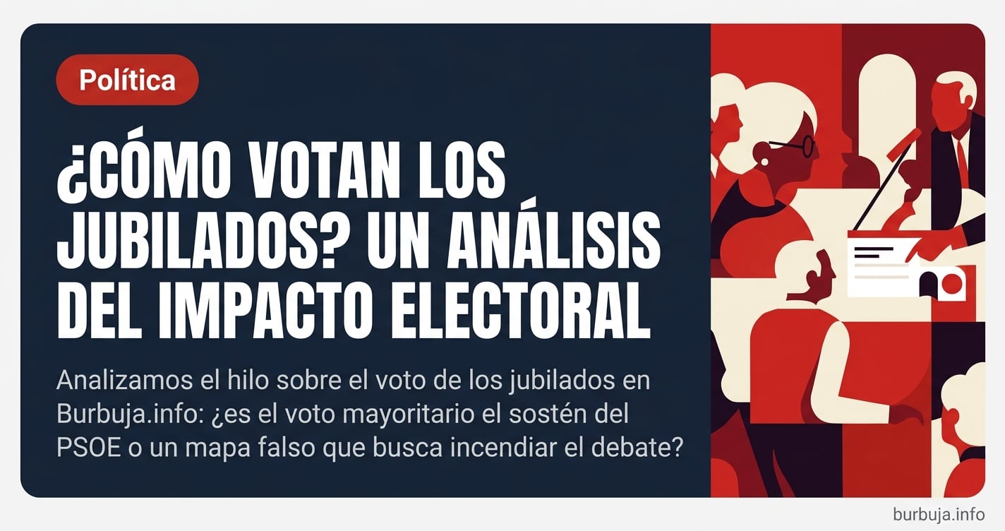 El peso del voto de los jubilados en España: por qué la demografía condiciona la política económica y la sostenibilidad del s