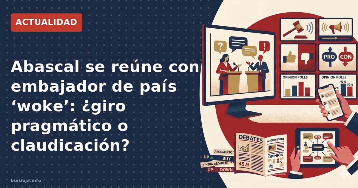 Santiago Abascal se reúne con el embajador de un país lleno de empresas woke. ¿Pragmatismo o contradicción? Análisis de las r
