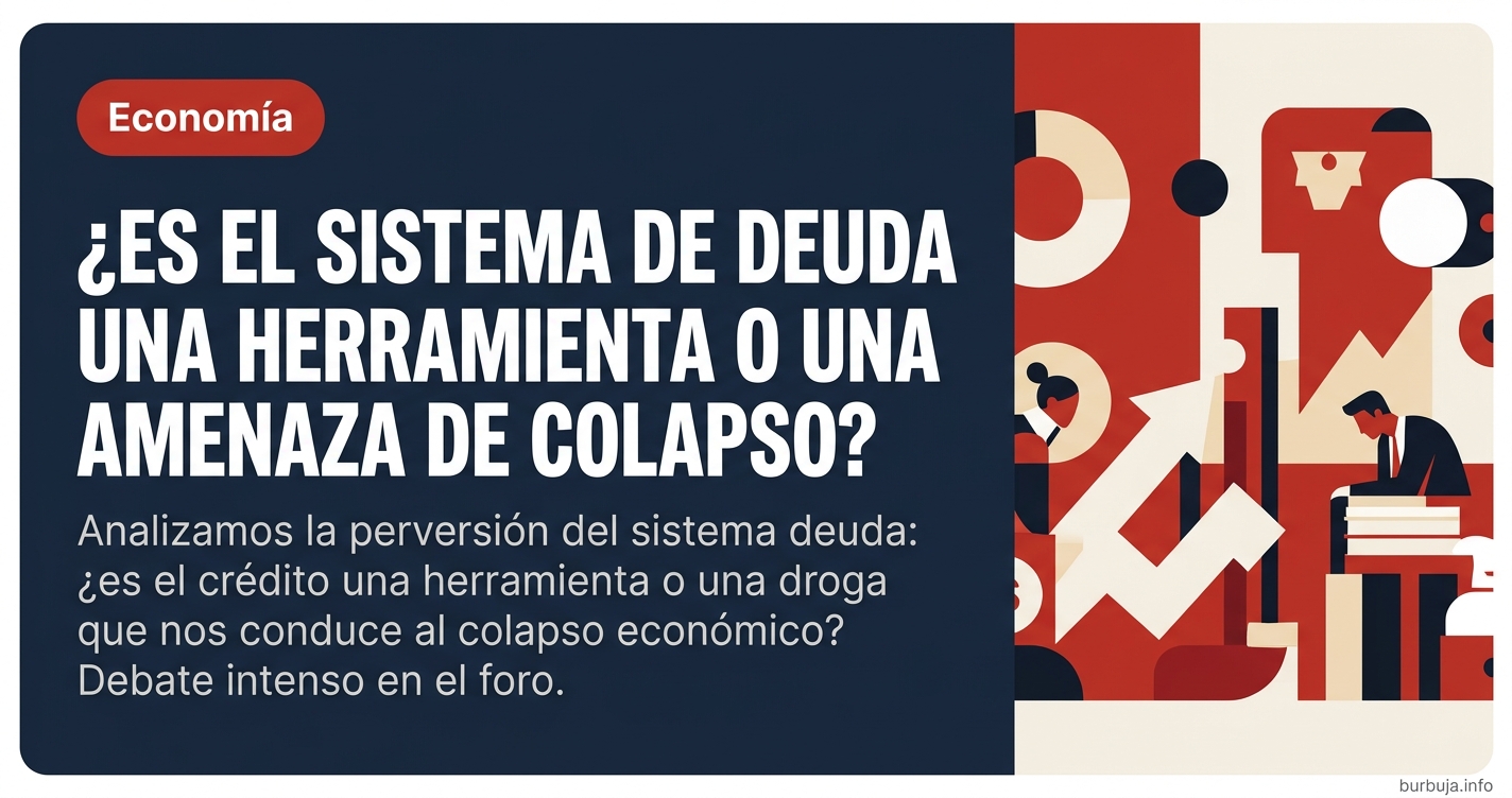 La deuda no es una herramienta, es una droga. Analizamos cómo el sistema monetario actual pervierte la economía y oculta la r