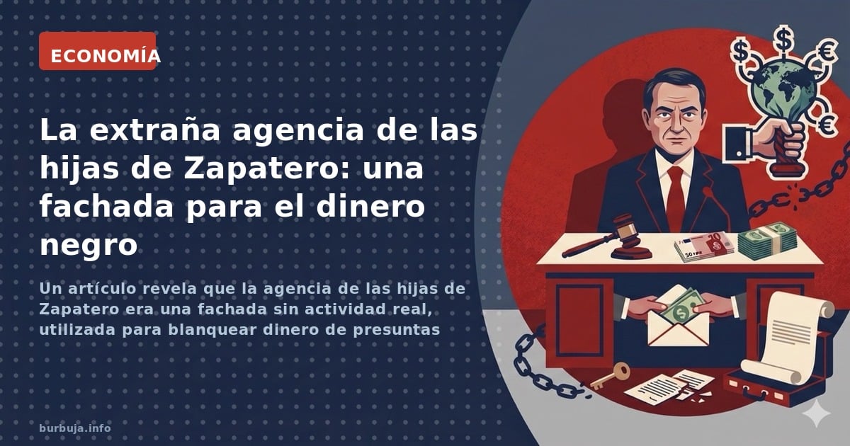 Agencia de las hijas de Zapatero: un agujero negro