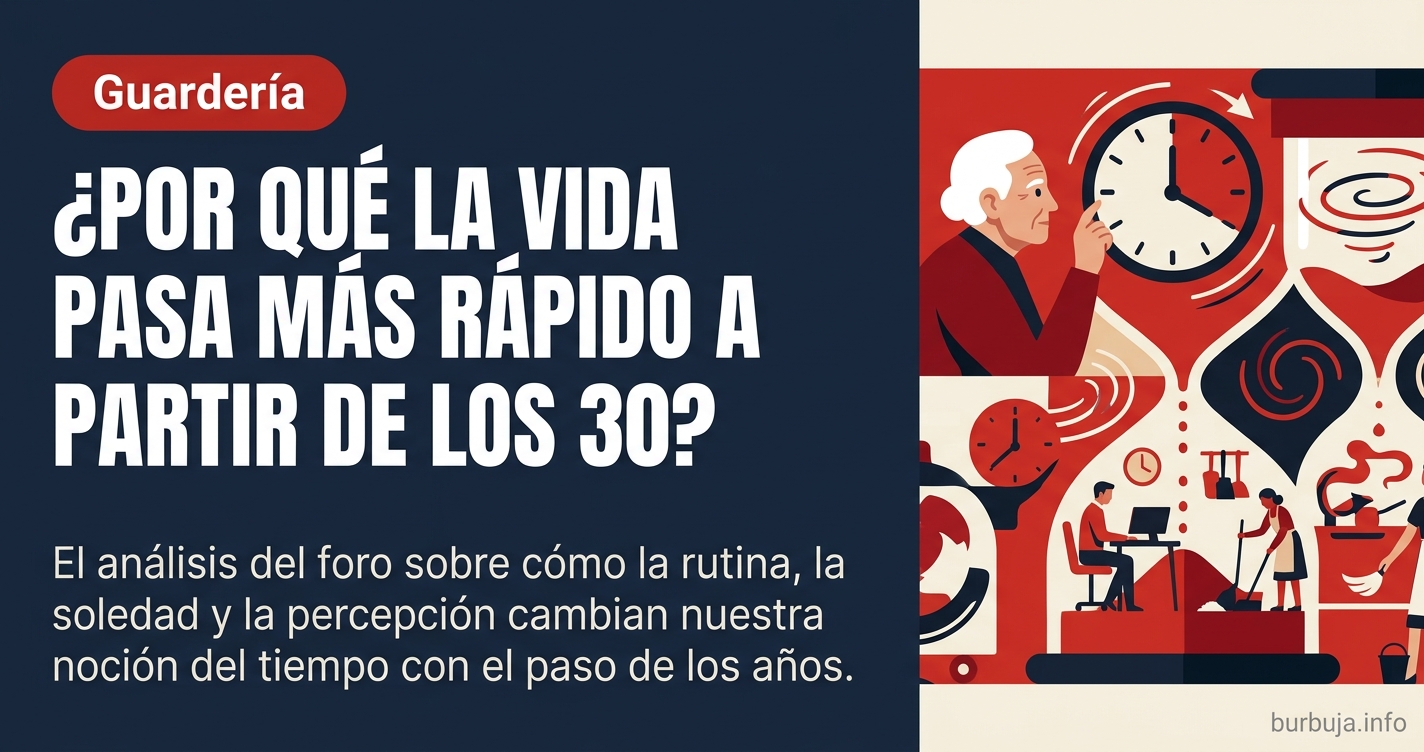 Analizamos por qué la vida parece acelerarse a partir de los 30 años. ¿Es una cuestión de rutina, falta de estímulos o una tr