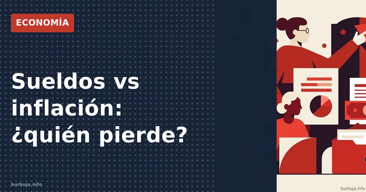 Sueldos vs inflación: ¿quién pierde?