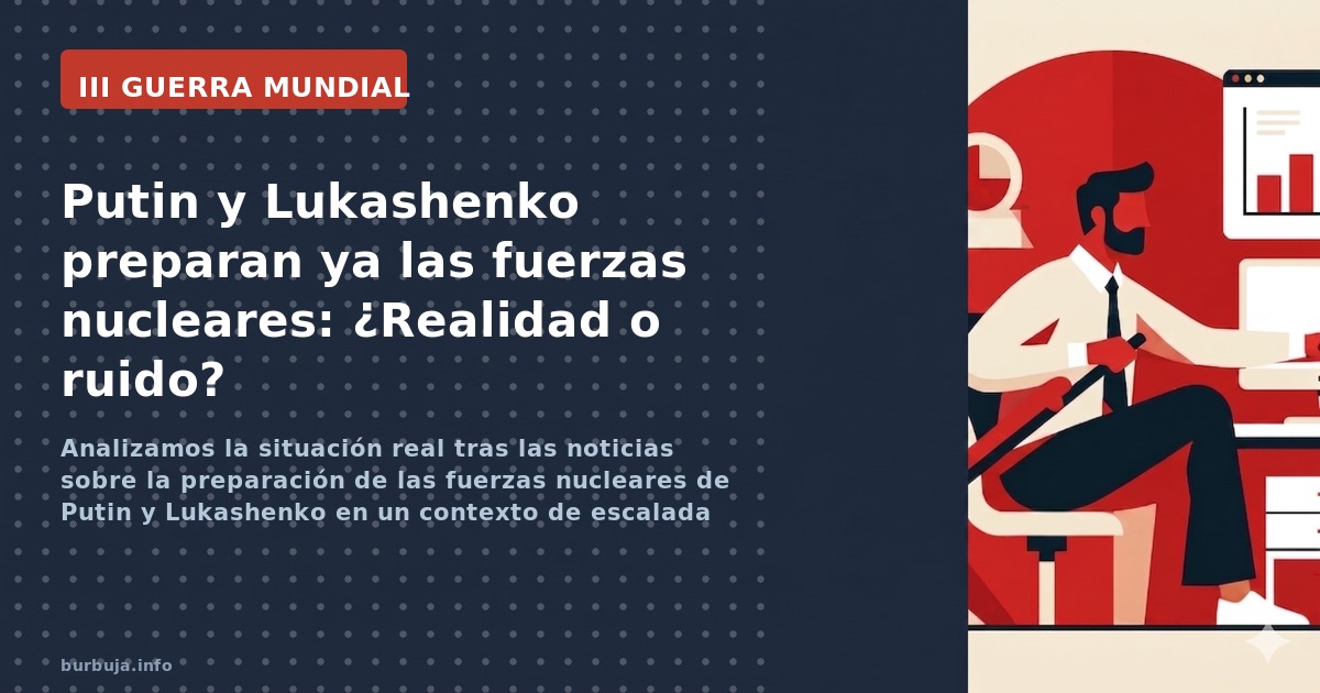 Putin y Lukashenko preparan ya las fuerzas NUCLEARES