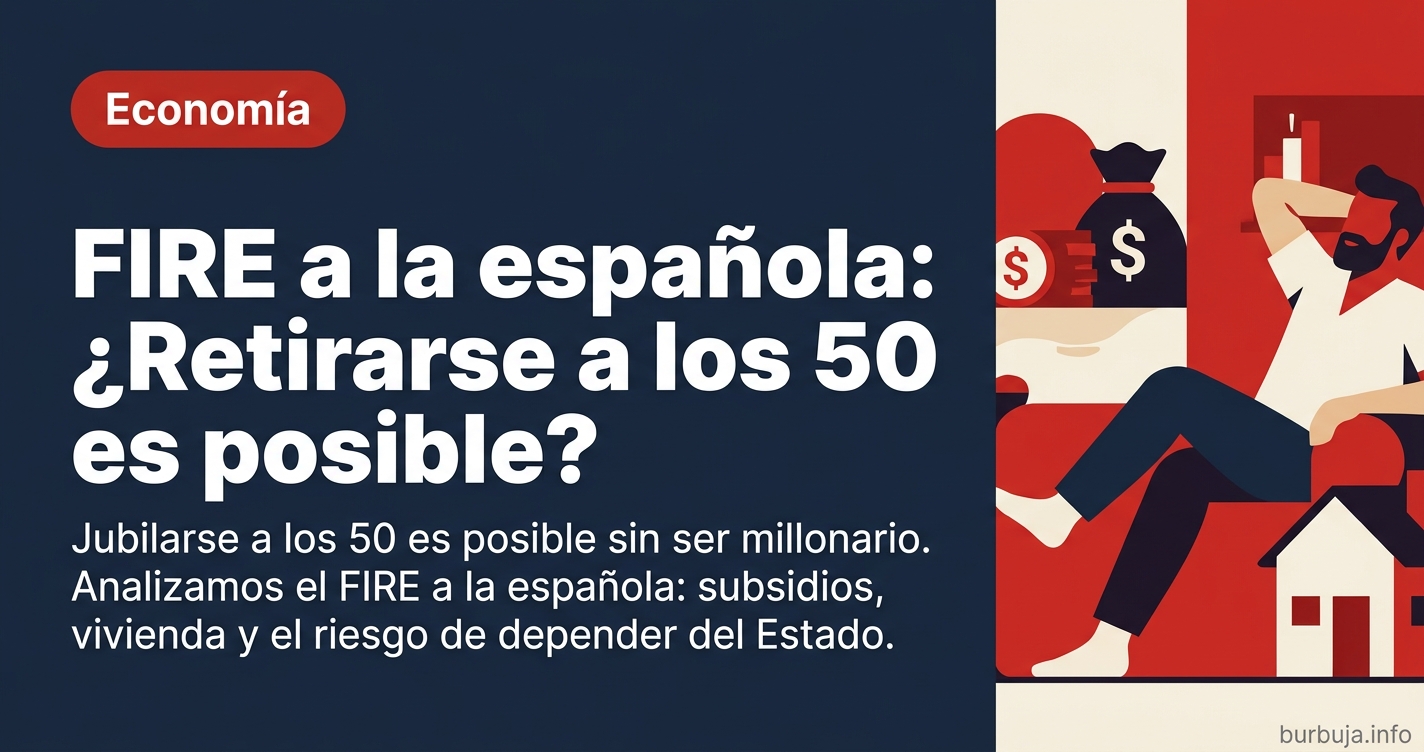 Jubilarse a los 50 años en España es posible aprovechando el subsidio de mayores de 52 años. Análisis del plan de retiro alte