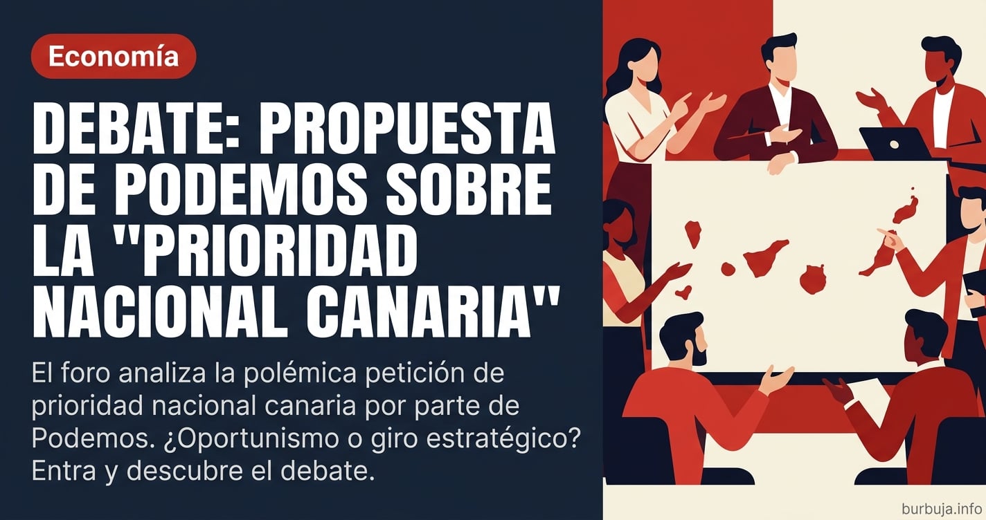 El debate en Burbuja sobre la "prioridad nacional canaria" y la contradicción de la izquierda ante la crisis migratoria y el 