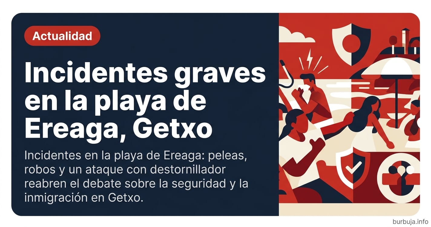 Peleas, robos y destornilladores en la playa de Ereaga. El debate en Burbuja.info sobre la degradación de la seguridad en Get