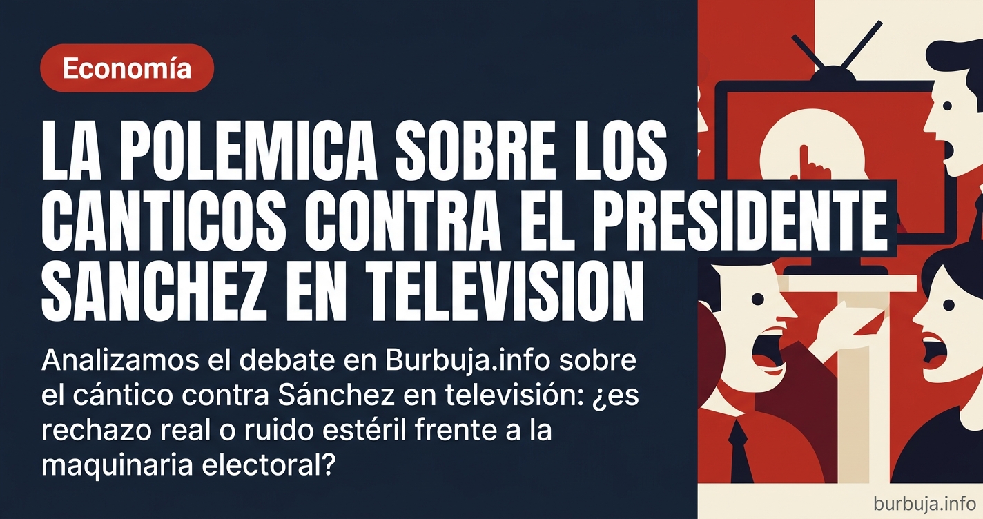 Analizamos el debate en Burbuja.info sobre el cántico contra Sánchez en televisión: ¿es rechazo real o ruido estéril frente a