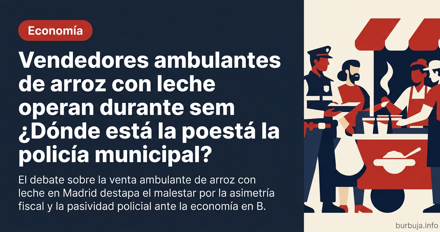 La venta ambulante de comida sin licencias en Madrid desata la indignación en el foro. ¿Por qué la policía municipal no inter