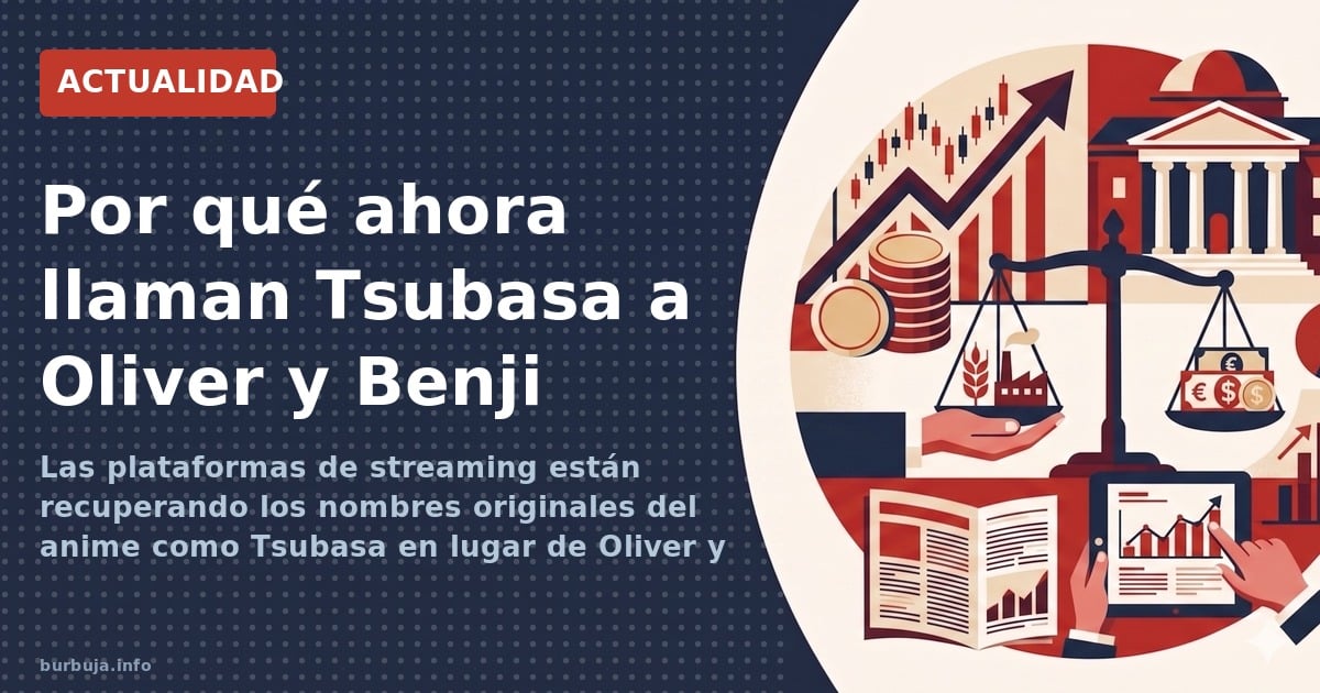 Las plataformas de streaming están recuperando los nombres originales del anime como Tsubasa en lugar de Oliver y Benji. El c