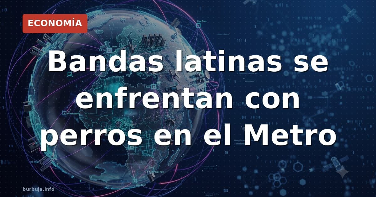 Bandas latinas se enfrentan con perros en el Metro