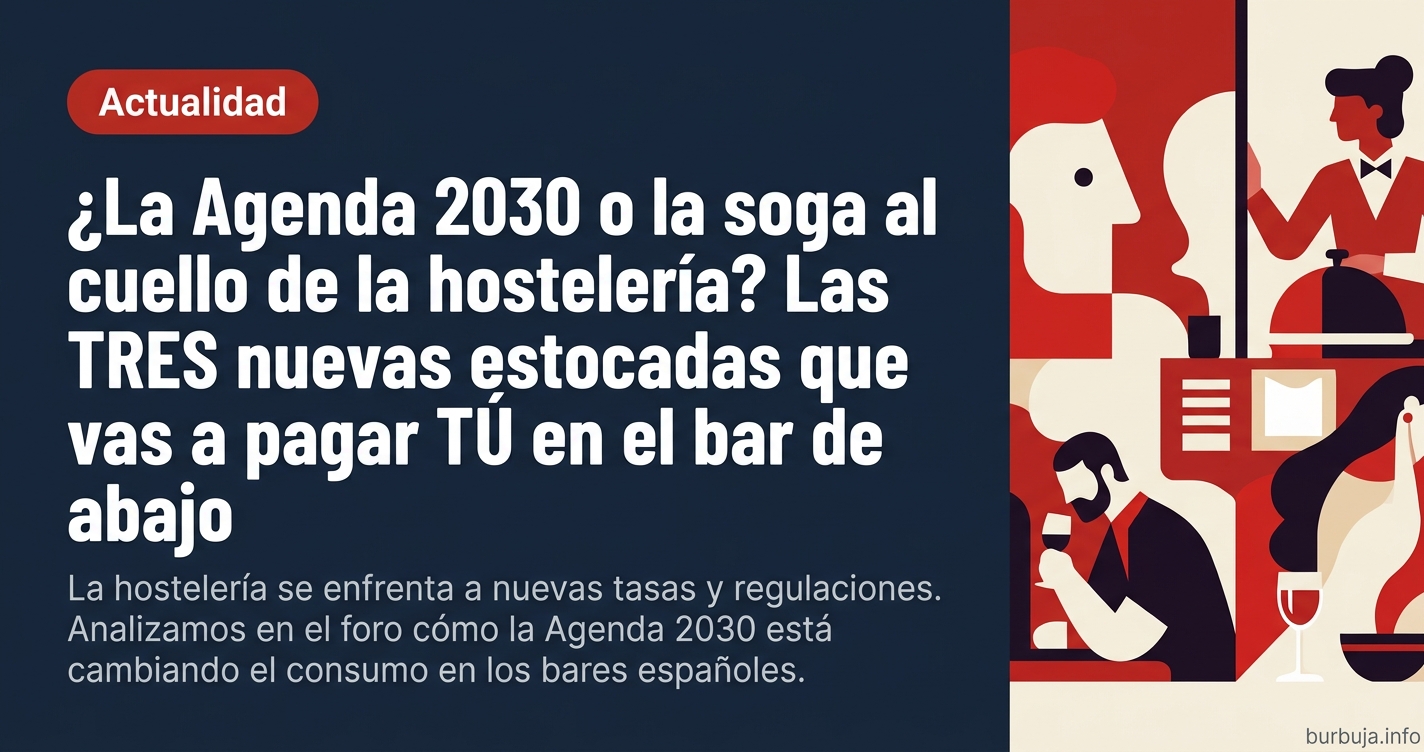 La hostelería española se asfixia ante nuevas normativas. Analizamos cómo el exceso regulatorio encarece el consumo y pone en