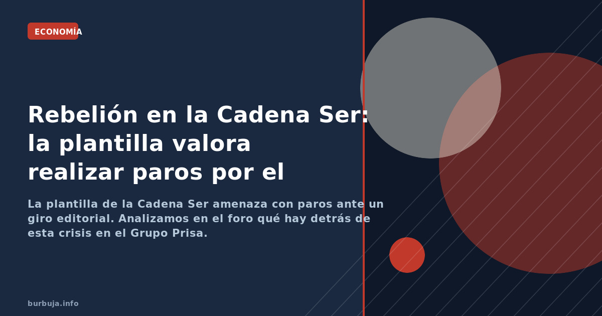 La crisis en la Cadena Ser por el cambio de línea editorial y la salida de Barceló revela una lucha por la supervivencia del 