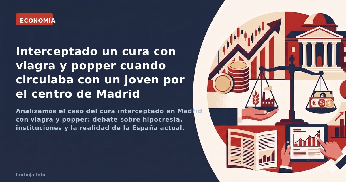 Analizamos el caso del cura interceptado en Madrid con viagra y popper: debate sobre hipocresía, instituciones y la realidad 