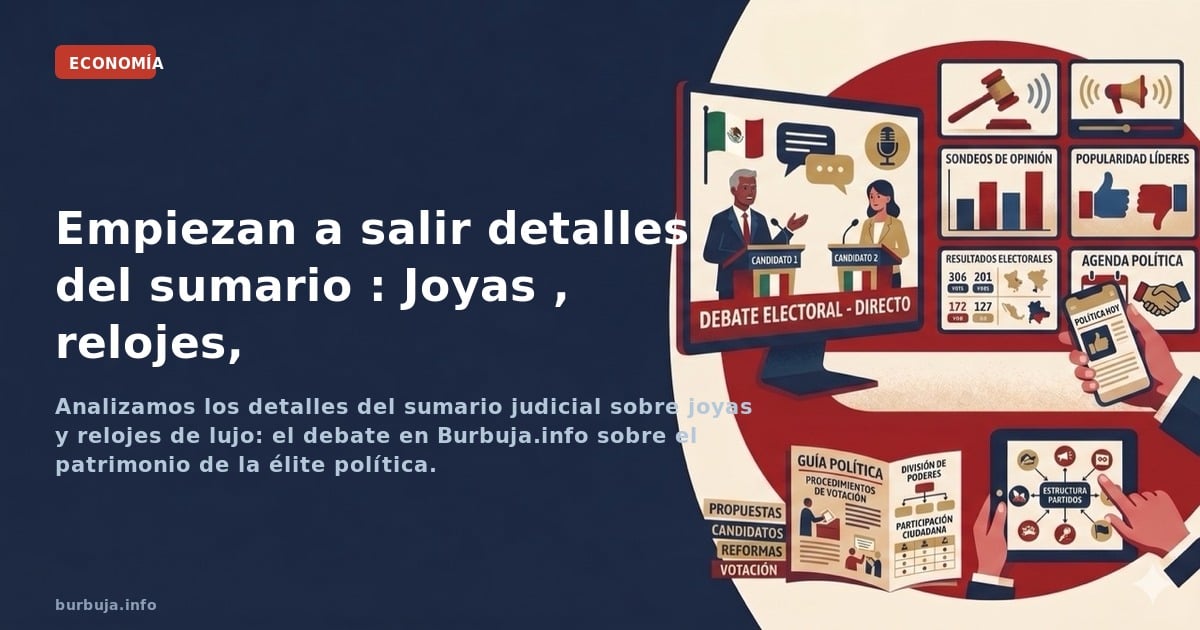 Interior de una caja fuerte del despacho de Zapatero en Ferraz con joyas y relojes de lujo hallados por la UDEF