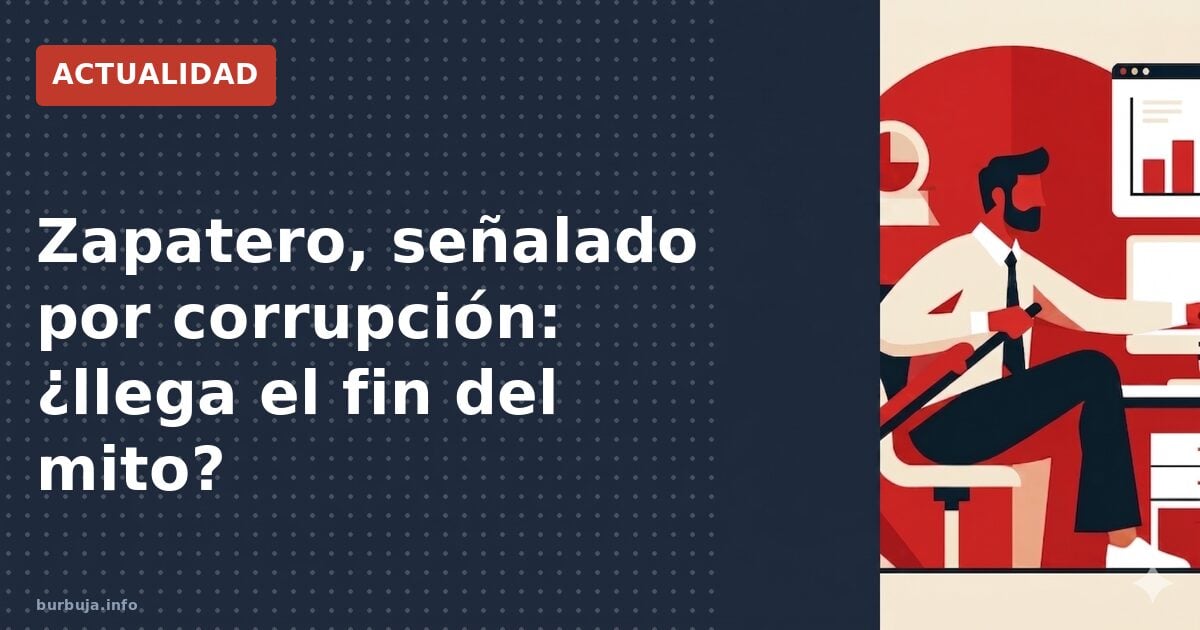 Zapatero, señalado por corrupción: ¿llega el fin del mito?