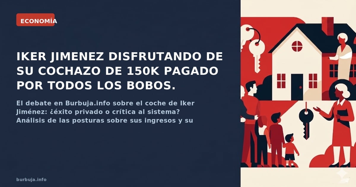 Analizamos la polémica sobre el coche de 150.000 euros de Iker Jiménez: ¿éxito privado o un peaje pagado por la audiencia y e