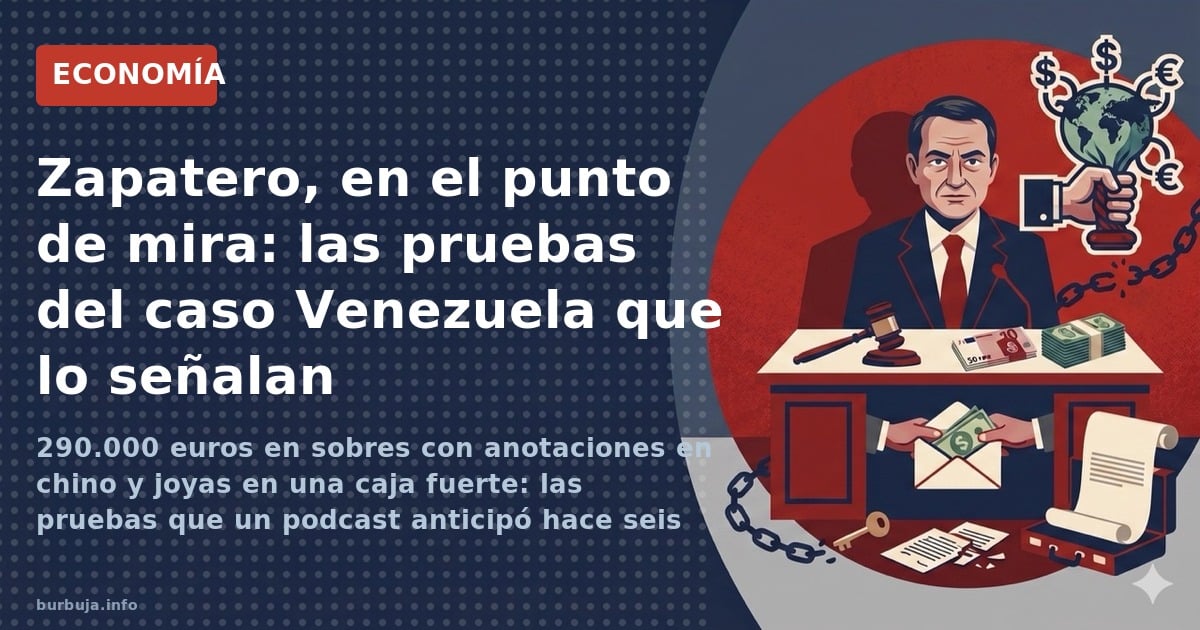 290.000 euros en sobres con anotaciones en chino y joyas en una caja fuerte: las pruebas que un podcast anticipó hace seis me