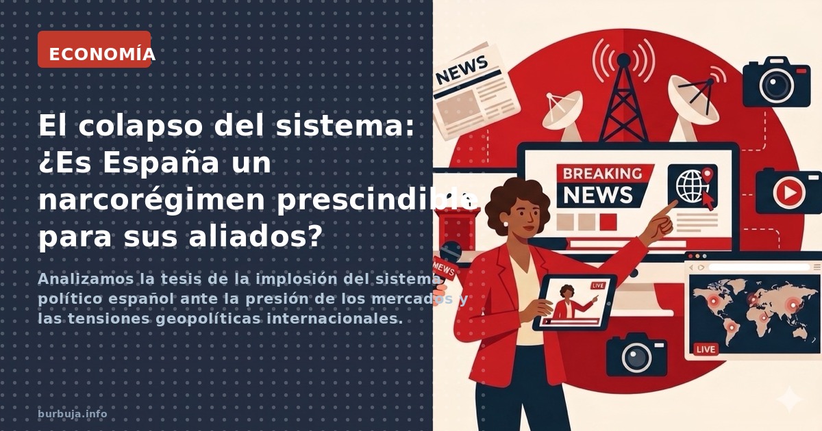 Analizamos la tesis de la implosión del sistema político español ante la presión de los mercados y las tensiones geopolíticas