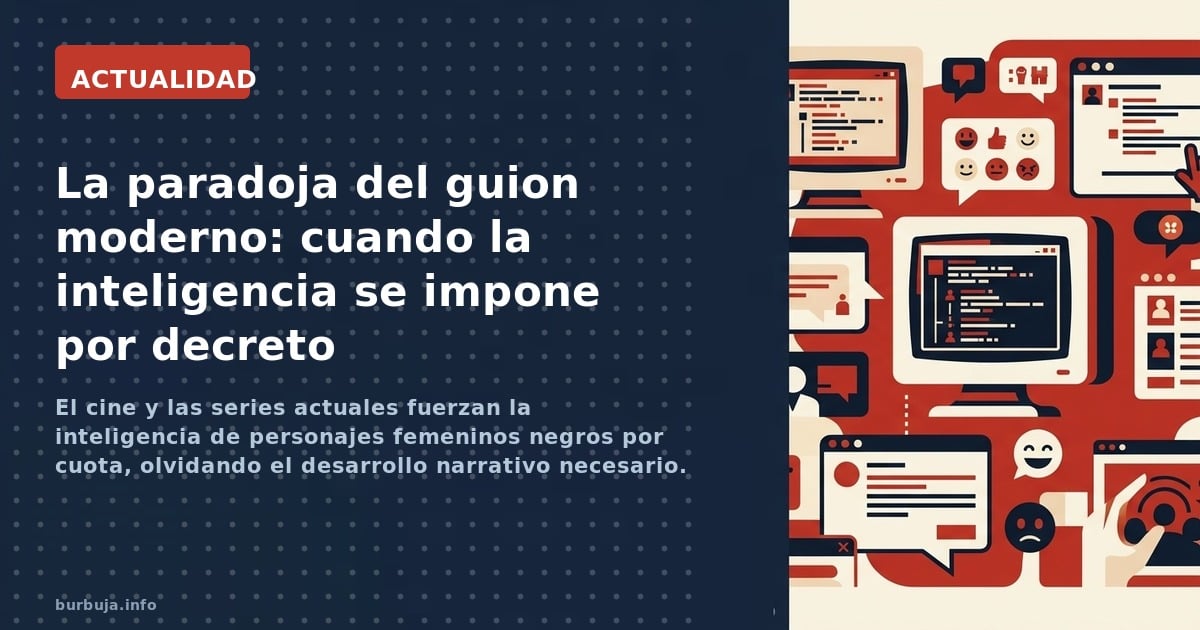 Los guiones exigen personajes de mujer negra superdotada pero los desarrollan mal. Análisis del cliché woke, de Sister Sage a