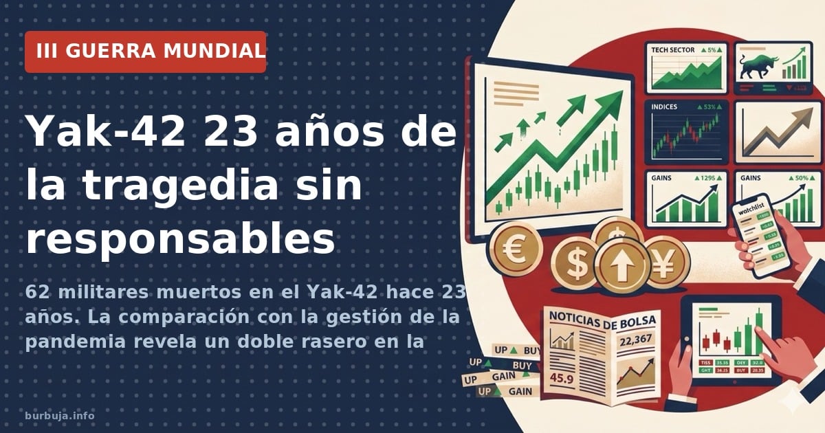 62 militares muertos en el Yak-42 hace 23 años. La comparación con la gestión de la pandemia revela un doble rasero en la ren