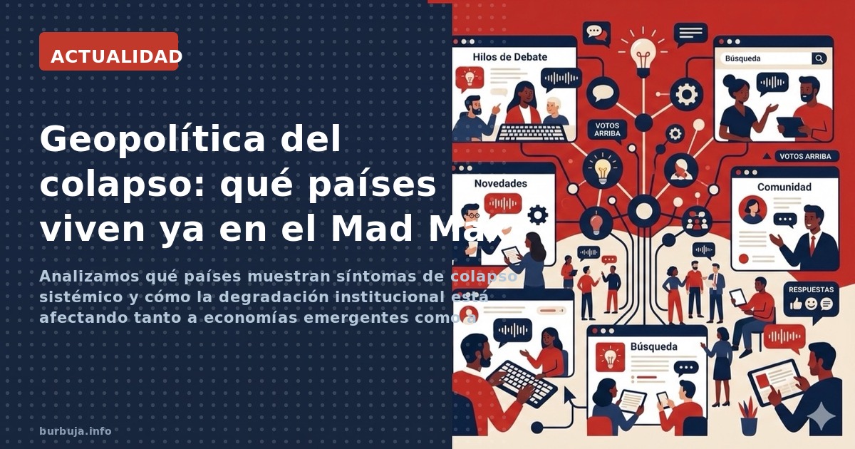 Analizamos qué países muestran síntomas de colapso sistémico y cómo la degradación institucional está afectando tanto a econo