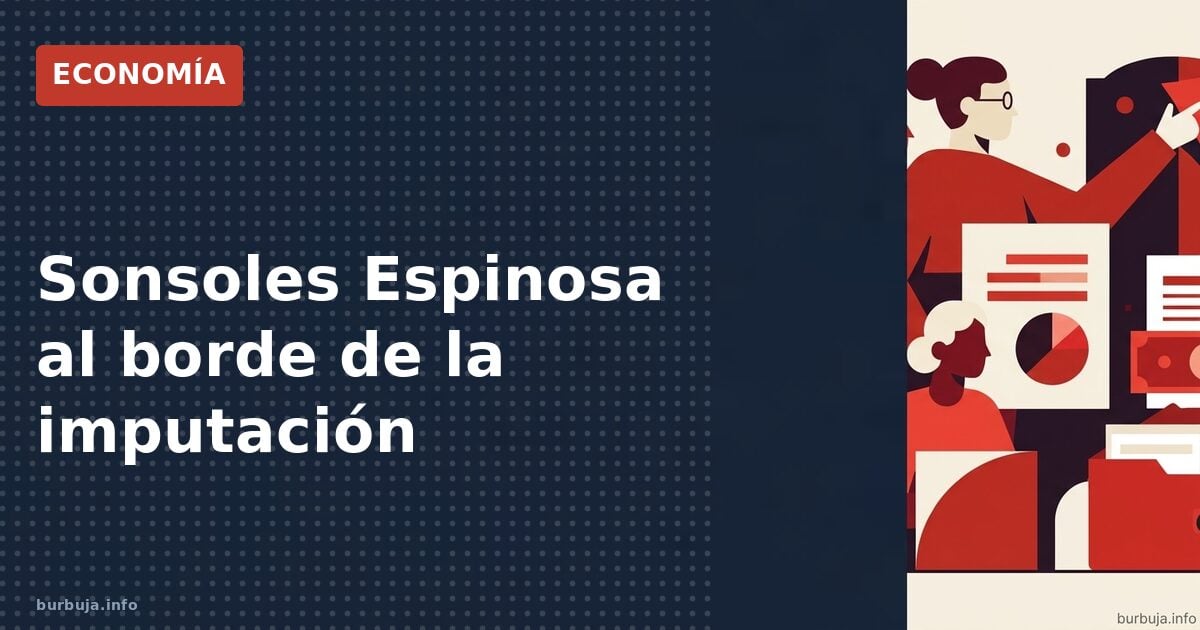 Sonsoles Espinosa al borde de la imputación