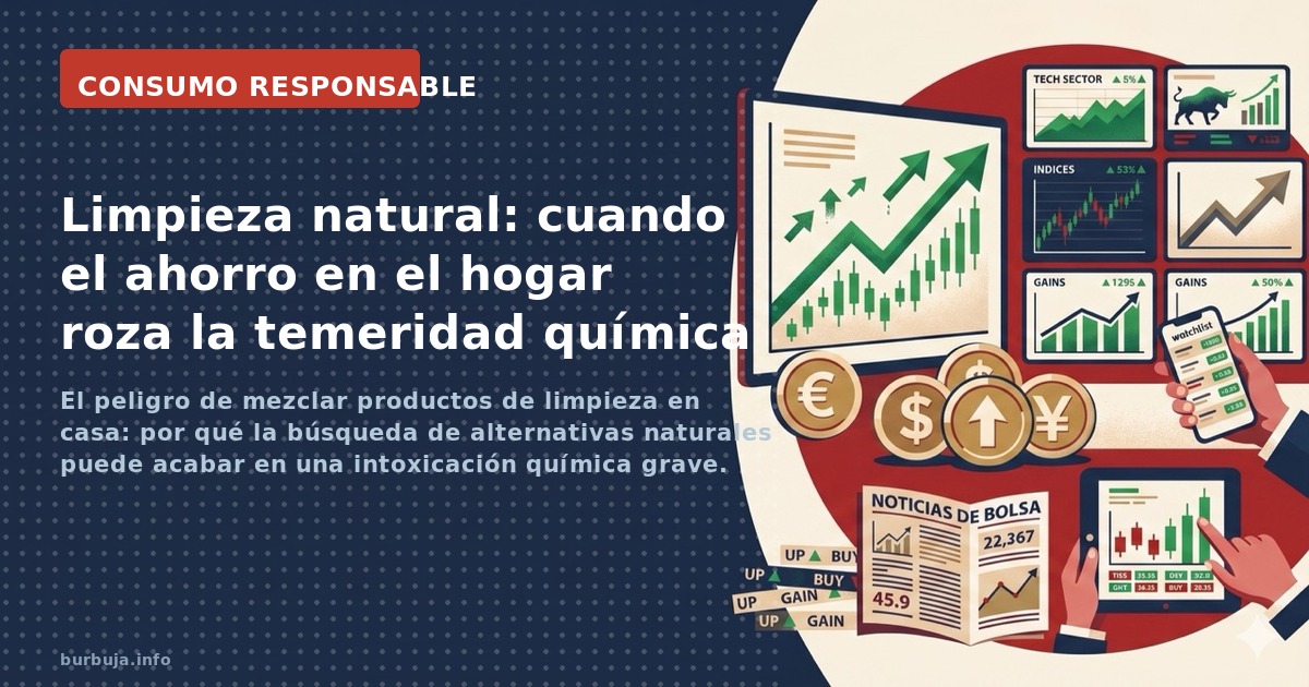 El peligro de mezclar productos de limpieza en casa: por qué la búsqueda de alternativas naturales puede acabar en una intoxi