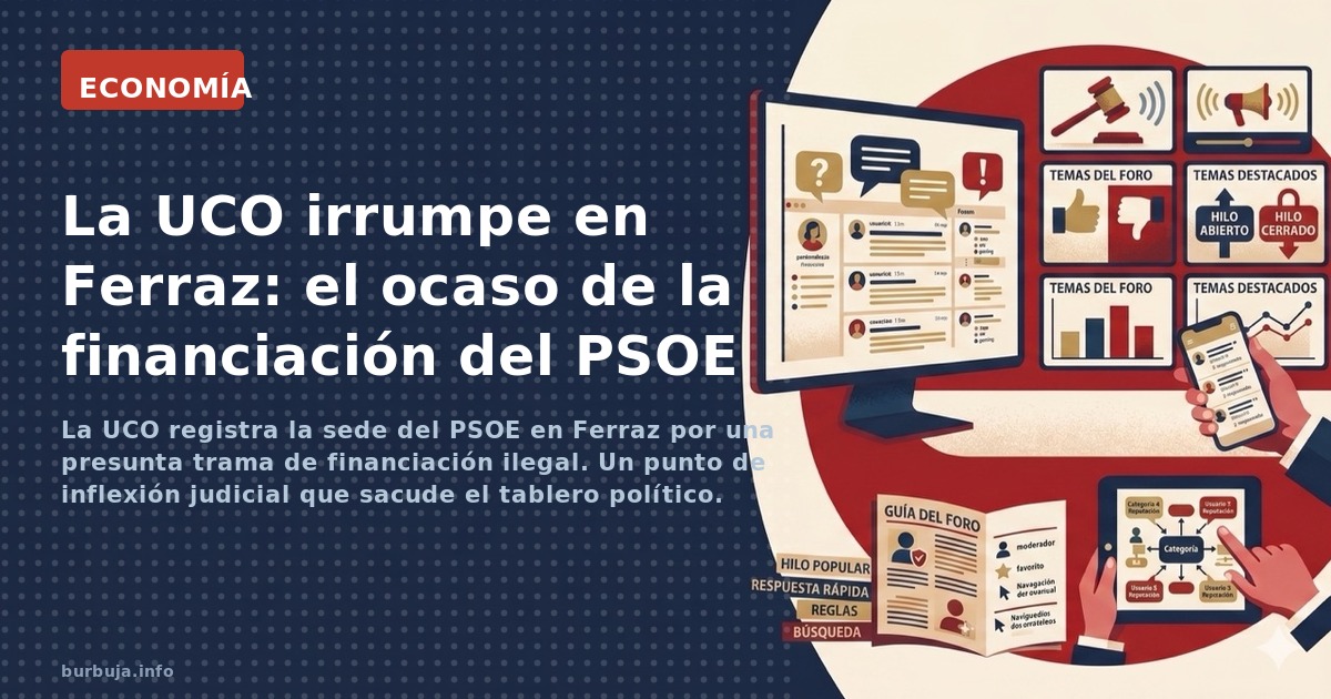 La UCO registra la sede del PSOE por orden de Pedraz: el auto desvela pagos a un agente para sabotear causas. ¿Ilegalización 