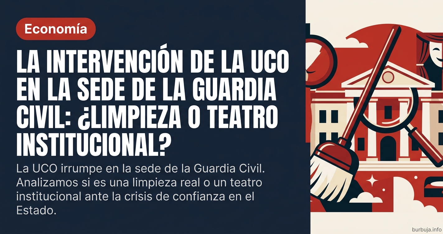 La UCO registra la Dirección General de la Guardia Civil en una operación inédita que sacude los cimientos del Estado y la cú