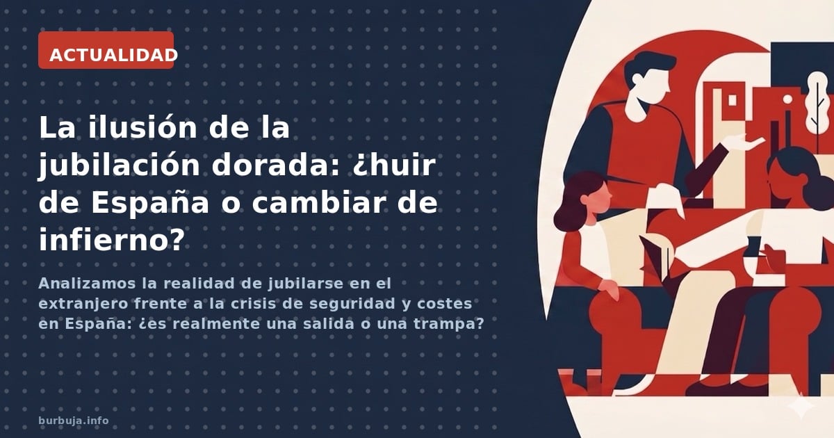 Analizamos la realidad de jubilarse en el extranjero frente a la crisis de seguridad y costes en España: ¿es realmente una sa
