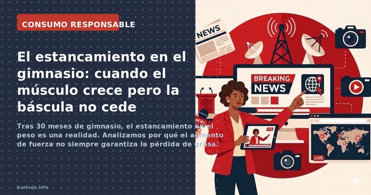 Tras 30 meses de gimnasio, el estancamiento en el peso es una realidad. Analizamos por qué el aumento de fuerza no siempre ga