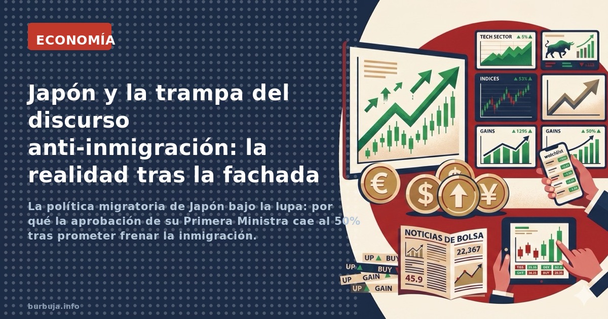 La política migratoria de Japón bajo la lupa: por qué la aprobación de su Primera Ministra cae al 50% tras prometer frenar la