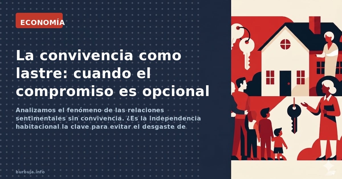 Analizamos el fenómeno de las relaciones sentimentales sin convivencia. ¿Es la independencia habitacional la clave para evita