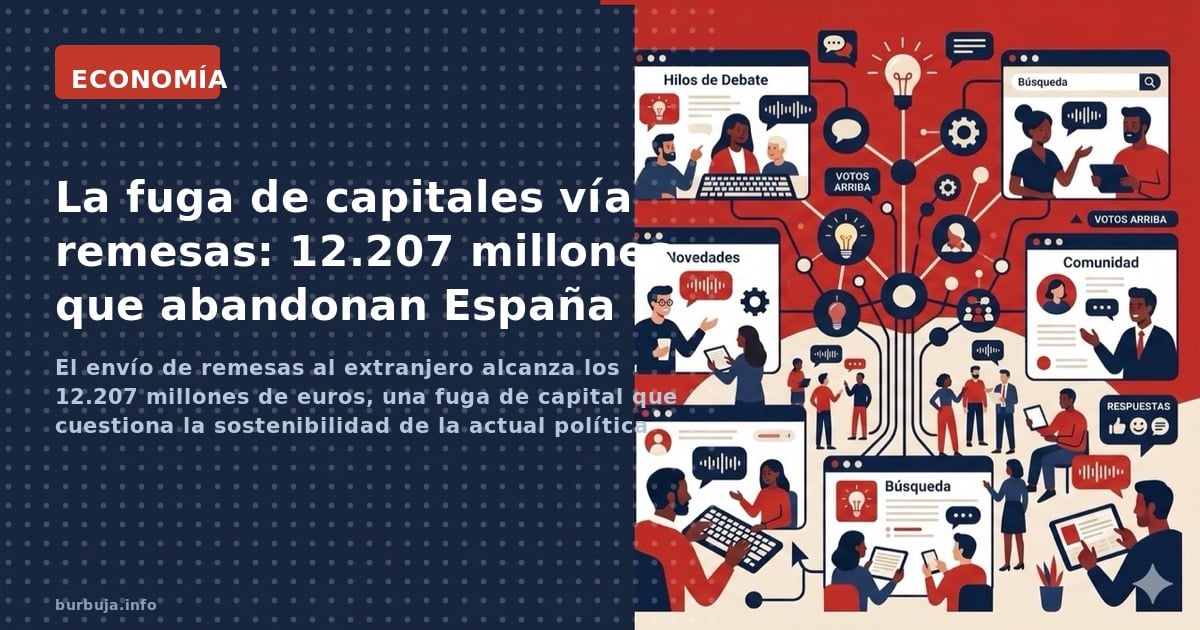 El envío de remesas al extranjero alcanza los 12.207 millones de euros, una fuga de capital que cuestiona la sostenibilidad d